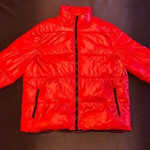 NovaMEN Red Quilted Puffer Jacket